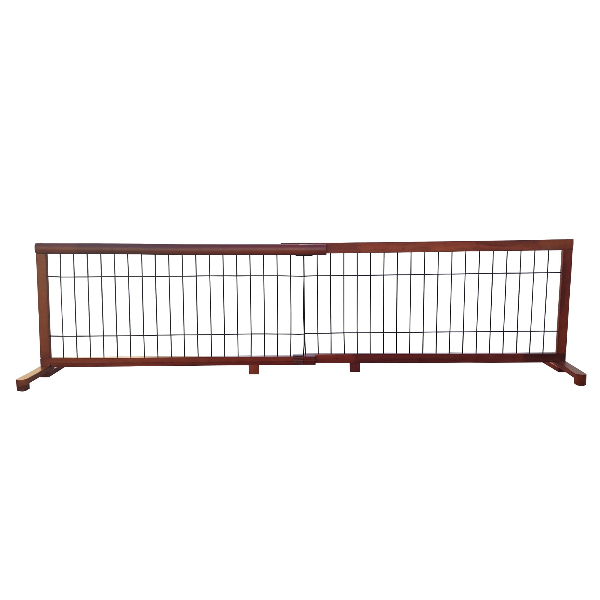 Vivifying Pet Gate – Dog Gate for Doorways 43L, for Stairs or House – Freestanding, Folding, Indoor Dog Fence, Red