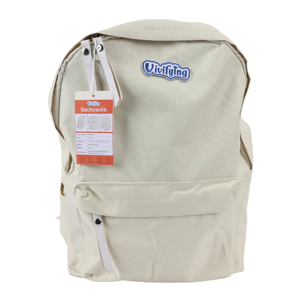 Vivifying Classic Backpack for School, Work, or Travel – Lightweight Everyday Backpack with Multiple Pockets, Water-Resistant Fabric, Fits 15.6" Laptop