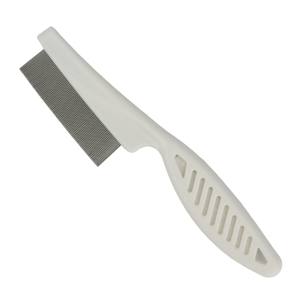 Vivifying Pet Comb for Cats and Dogs – 7" Grooming Tool with 0.8" Stainless Steel Pins, Non-Slip Handle & Safe Material for Removing Loose Hair
