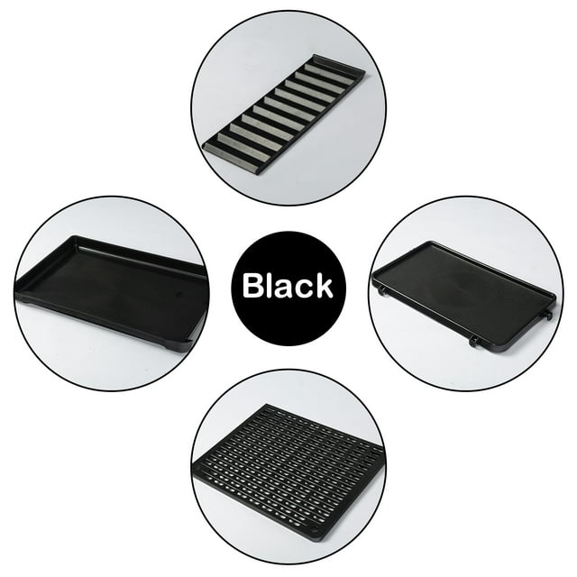 Vivifying 4-Tier 32"Small Animal Metal Cage Height Adjustable with Lockable Casters Grilles Pull-out Tray for Rabbit Chinchilla Ferret Bunny Guinea Pig Squirrel Hedgehog BLACK