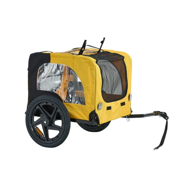 Best Foldable Pet Jogging Stroller Dog Carriers Bicycle Trailer Pet Dog Cat Bike Trailer