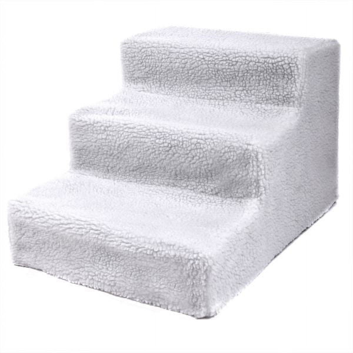 Best Pet High Density Foam Pet Steps 3 Tier Non-Slip Dog Stairs,Dog Ramp,Soft Foam Dog Ladder,Best for Dogs Injured,Older Cats,Pets with Joint Pain,Suitable for Low Sofas,Stairs,Lower place