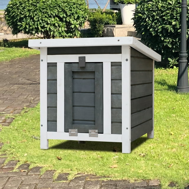Vivifying Weatherproof wooden outdoor rabbit hutch Lockable Door Openable Top Indoor for Small Animals