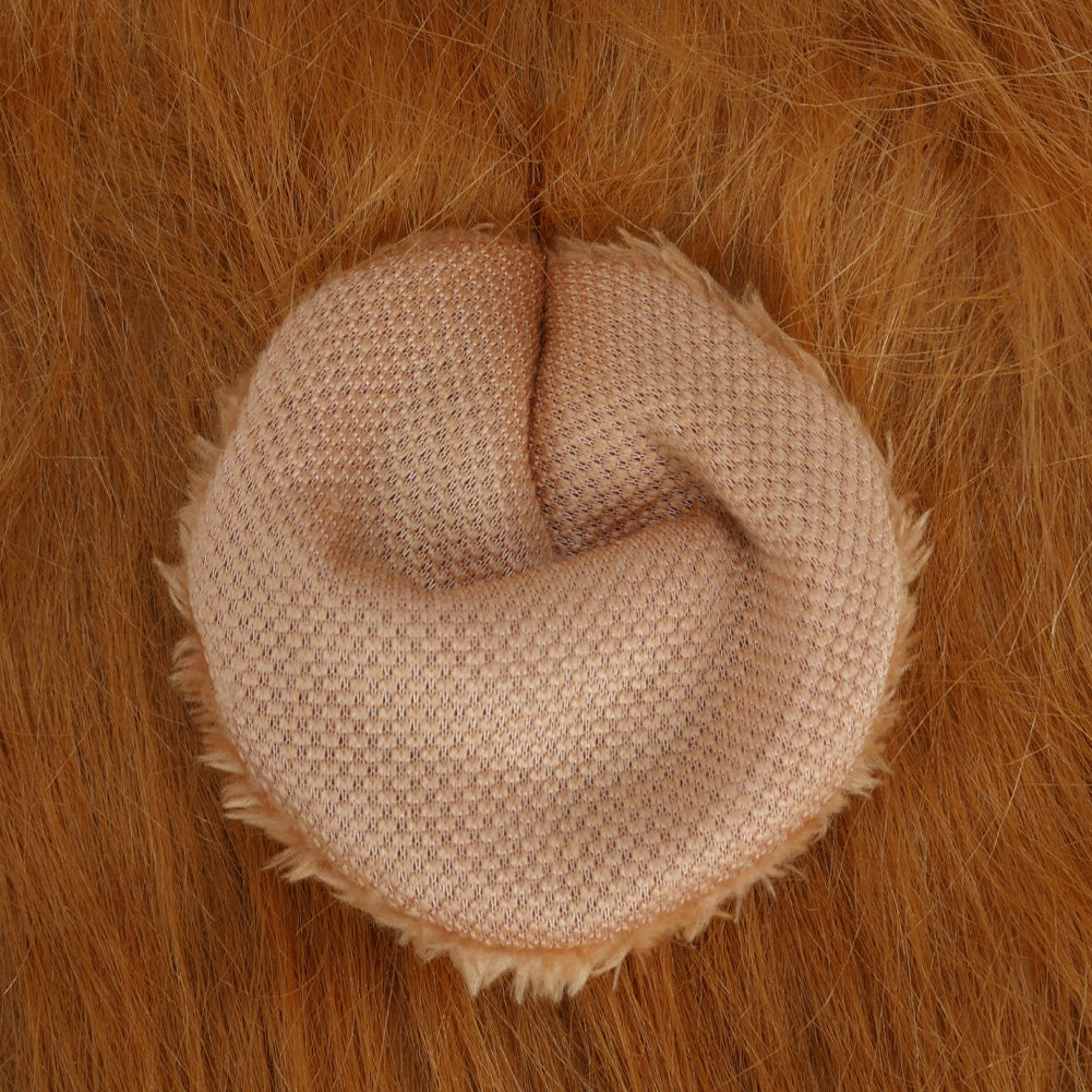 Vivifying Lion Mane for Dog, Adjustable Halloween Lion Costume Wig with Ears for Medium and Large Dogs, Realistic & Funny Accessory Perfect for Parties and Photoshoots (Large, Brown)