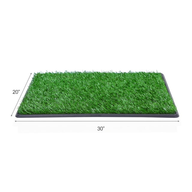 Vivifying Washable Artificial Grass Pee Pad for Dogs - Potty Training Mat fits 30 x 20 Inch Potty Tray